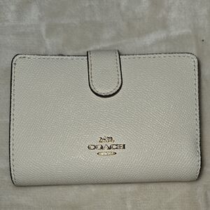 Coach Cream Leather Women's Wallet